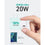 Cargador de Pared Aukey PA-B1 Blanco 20 W