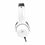 Auriculares con Micrófono PDP 051-108-EU-WH Blanco Negro