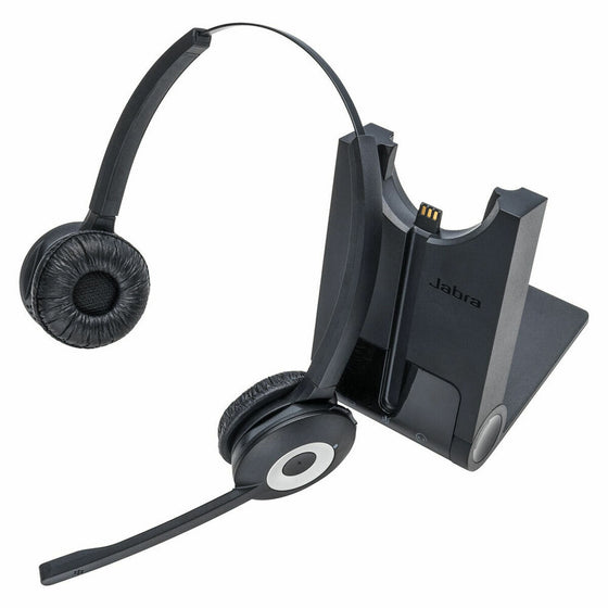 Auriculares con Micrófono Jabra Pro 920 Duo Negro