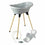 Bañera ThermoBaby Vasco Gris