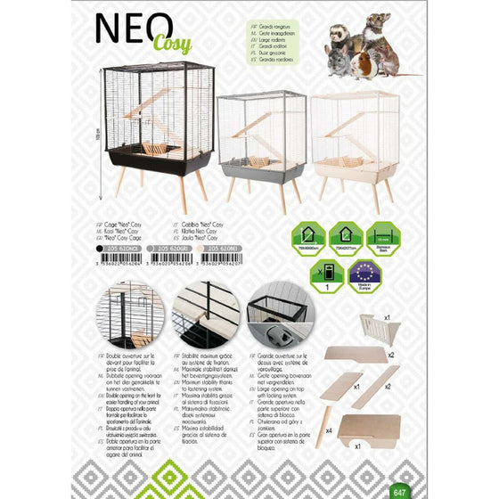 Jaula Zolux                                 78 cm Madera Metal/Plástico (1 Pieza)