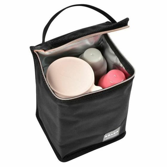Bolsa Térmica Béaba 940240 Negro / Oro rosa