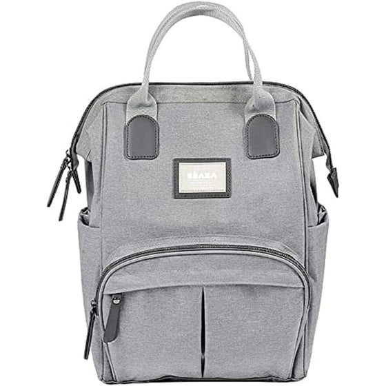Bolso Cambiador de Pañales Béaba Wellington Gris