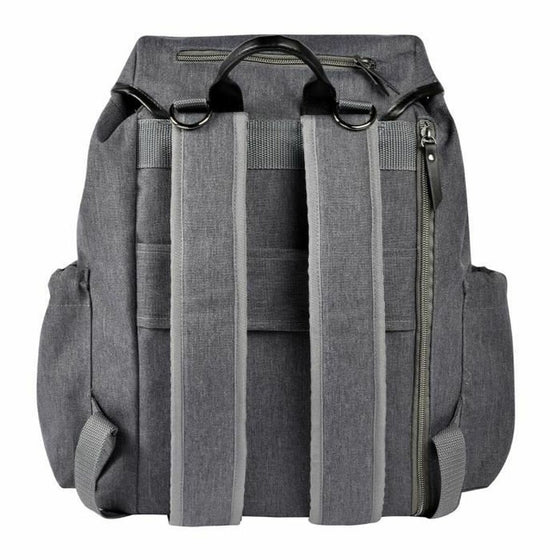 Bolso Cambiador de Pañales Béaba Vancouver Gris oscuro
