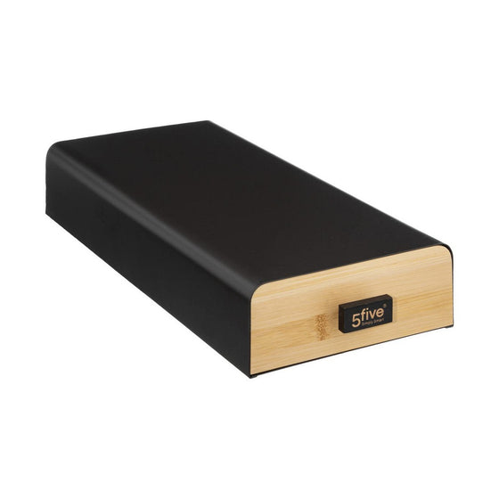Organizador de Cápsulas de Café 5five Noir Kitchen Negro (38 x 17,8 x 7,3 cm)