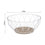 Frutero Secret de Gourmet Metal Blanco Ø 28 cm