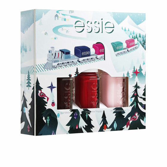 Set de Maquillaje Essie Nail Color Pintaúñas 3 Piezas