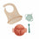 Set de Vajilla Babymoov Rosa 4 Piezas