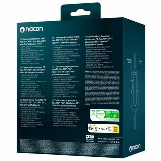 Auriculares con Micrófono Nacon GH-120 Gris