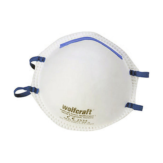 Máscara de Protección Wolfcraft 4836000 Blanco Polipropileno (3 Unidades)