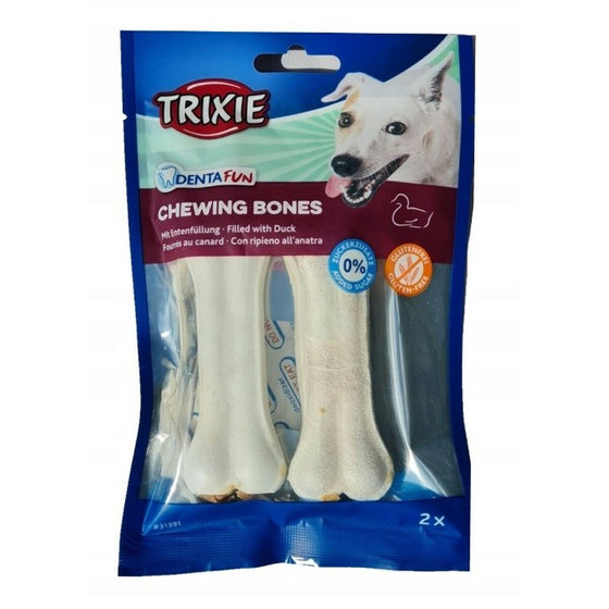 Snack para Perros Trixie Denta Fun Hueso Pato 70 g