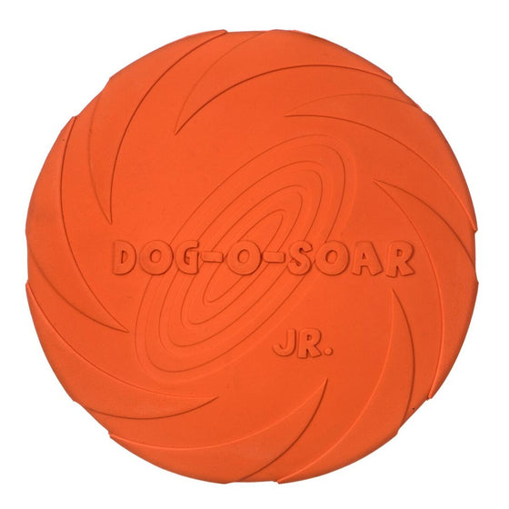 Frisbee Trixie   Azul Naranja Goma Caucho