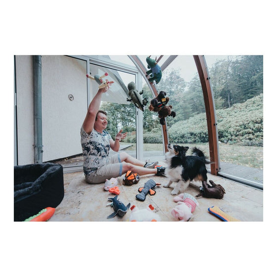 Juguete para perros Hunter Tough Brisbane Cocodrilo Verde