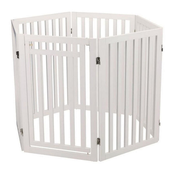 Puerta de acceso Trixie Perro Blanco 60-160 x 81 cm