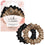 Coleteros Invisibobble   Negro Dorado (2 Unidades)