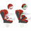 Silla para el Coche Cybex Pallas G Rojo II (15-25 kg) ISOFIX