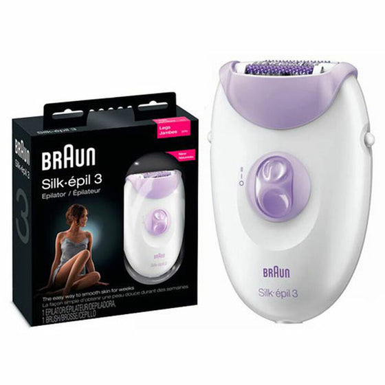 Depiladora Eléctrica Braun SE 3170 Violeta
