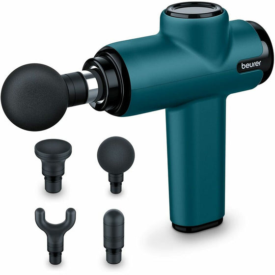 Pistola de Masaje para Relajación y Recuperación Muscular Beurer MG99 Azul Negro