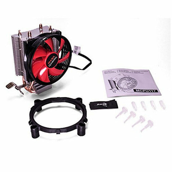 Ventilador Mars Gaming IMIVEN0200 MCPU117 Gaming 800-2000 RPM 8-20 dBA 120W Cobre Aluminio