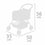 Carro para mascotas Decuevas Sweet Infantil 35 x 50 x 56 cm
