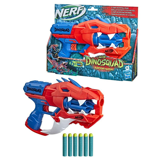 Pistola de Dardos Nerf DinoSquad Raptor-Slash