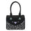 Bolso de Mano Gorjuss Smitten kitten Negro Blanco (28 x 22 x 13 cm)