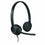 Auriculares con Micrófono Logitech 981-000475           USB 1,8 m Negro