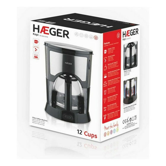 CAFETERA ELECT HAEGER CM-800.001B 12TZ