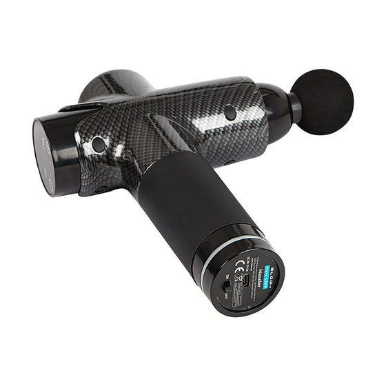 Pistola de Masaje para Relajación y Recuperación Muscular Blow Wave 5000 Negro Gris 200 W 2200 mAh