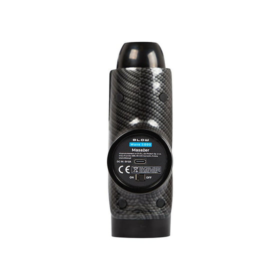 Pistola de Masaje para Relajación y Recuperación Muscular Blow Wave 5000 Negro Gris 200 W 2200 mAh