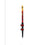 Bastón Trekking Viking 610/20/7980/34/UNI              Negro Rojo
