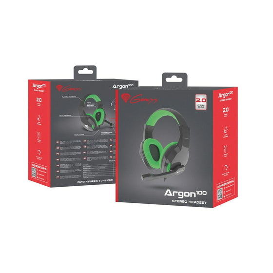 Auricular con Micrófono Gaming Natec Argon 100