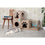 Caseta Carton+Pets Twins Bronce 36 x 36 x 36 cm
