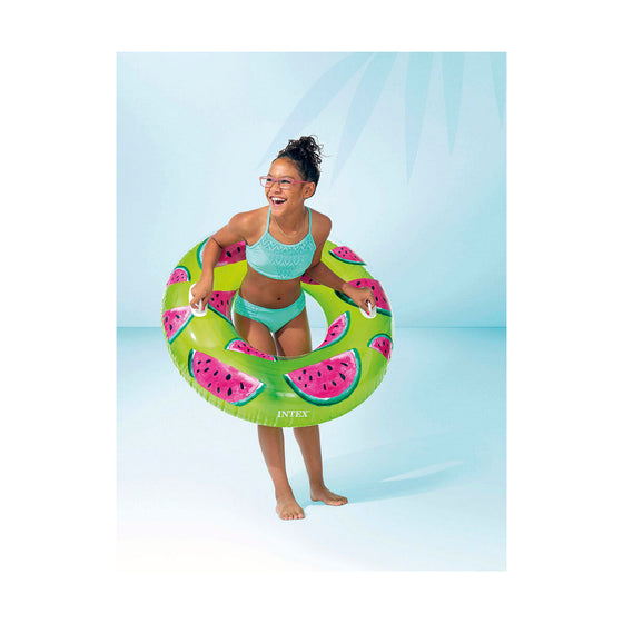 Flotador Hinchable Intex Frutas PVC Ø 107 cm