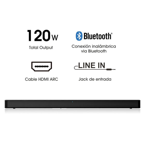 Barra de Sonido Hisense HS205G Negro 120 W