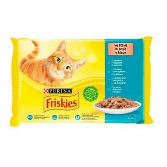 Comida para gato Purina Mix Salmón Atún Bacalao 4 x 85 g