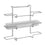 Colgador para Puertas Metaltex Galileo Triple Portarrollos Metal (36 x 9 x 30 cm)
