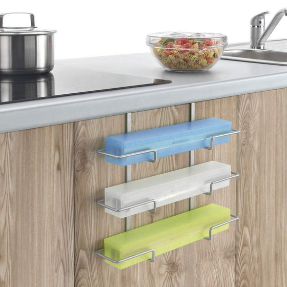 Colgador para Puertas Metaltex Galileo Triple Portarrollos Metal (36 x 9 x 30 cm)