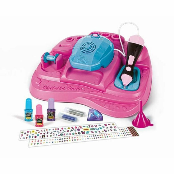Juego Educativo Clementoni Nail Art Studio Multicolor (1 Pieza)