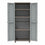 Armario Escobero Terry Jrattan 369 Gris 68 x 37,5 x 170 cm Plástico 3 Estantes