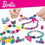 Kit Creación de Pulseras Lisciani Giochi Barbie Fashion jewelry bag Plástico (12 Piezas)