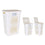 Cesto para la Ropa Sucia Inde Bella Blanco 60 L 40,5 x 33 x 59 cm (5 Unidades)