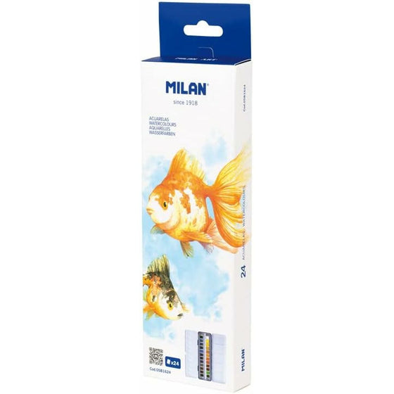 Set de Pinturas Acuarela Milan Godet Estuche metálico