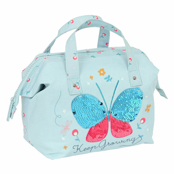 Neceser Escolar BlackFit8 Mariposa 26.5 x 17.5 x 12.5 cm Azul
