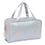 Neceser Escolar Benetton Silver Acolchado Plateado 31 x 14 x 19 cm
