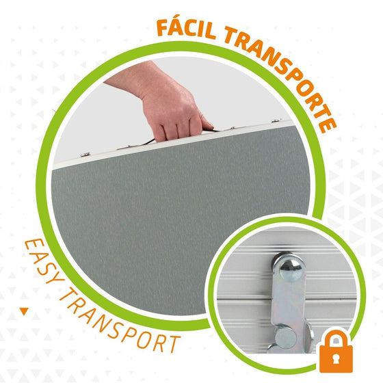 Mesa Plegable Aktive 149 x 71,5 x 80 cm Plegable De acampada