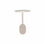 Soporte para barra de armario Stor Planet Cintacor Blanco Ovalada 15 x 25 mm (2 Unidades)