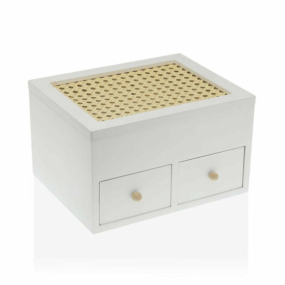 Caja-Joyero Versa Blanco (18 x 13,5 x 23 cm)