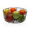 Frutero Versa Negro Metal Cerámica Acero 26 x 11 x 26 cm