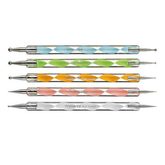 Punzón Eurostil 5 DOTTING Decoración (5 uds)